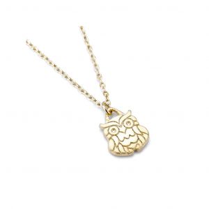 20 KT Gold Plated over Brass Owl Necklace