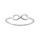 Beautiful Infinity .925 Sterling Silver Ring