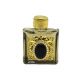 Czech Jeweled Decorative Perfume Oil Bottle Holder - Gray Glass  