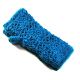 100% Wool Hand Warmers with Fleece Lining - Hand knit - Blue