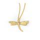 Brass Dragonfly Necklace 