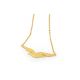 Seagull Brass Necklace (Small Petite Minimalist Gold or Rhodium Plated Jewelry 