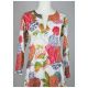 Gabriella's Gifts Long Sleeve Floral Tunic Beach Cover Up Top 
