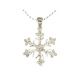 Crystal Holiday Snowflake Necklace