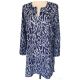 Gabriella's Gifts Blue and White Tunic Beach Cover Up 